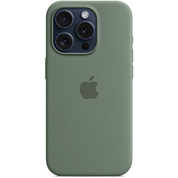 Чехол-накладка iPhone 15 Pro Silicone Case with MagSafe - Cypress (MT1J3) - фото 2
