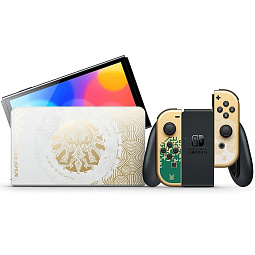 Игровая приставка Nintendo Switch OLED 64 ГБ, The Legend of Zelda: Tears of the Kingdom - фото 2