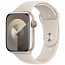 Apple Watch Series 9 GPS + Cellular 45mm Starlight Aluminium Case with Starlight Sport Band - S/M (MRP13) - фото 5