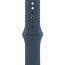 Apple Watch SE 2023 GPS 44mm Aluminum Case with Sport Band S/M, Silver/Storm Blue (Серебристый/синий), MREC3 - фото 11