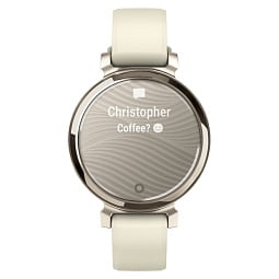 Умные часы Garmin Lily 2 Classic Cream Gold with Coconut Silicone Band (010-02839-20) - фото 2