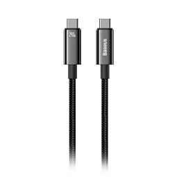 Кабель Baseus Fast Charging Cable [Type-C - Type-C] 240W 200см, Черный (CAWJ040101) - фото 1