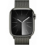 Apple Watch Series 9 GPS + Cellular 41mm Stainless Steel Case with Milanese Loop (Графитовый), MRM53 - фото 5