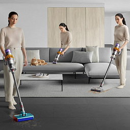 Пылесос Dyson V15s Detect Submarine (SV47), Yellow/Nickel UK (448799-01) - фото 11