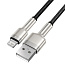 Кабель Baseus Cafule Series Metal Data Cable USB to IP 2.4A 1m, Black - фото 13