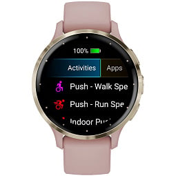 Умные часы Garmin VENU 3S, розовый с золотистым безелем (010-02785-03) - фото 3