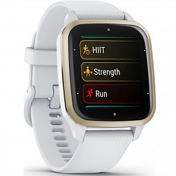 Умные часы Garmin Venu Sq 2 белые с кремово-золотым алюминиевым безелем 010-02701-11 - фото 4