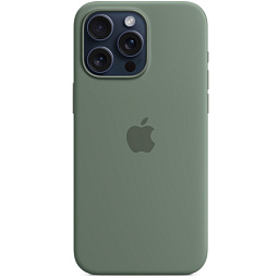 Чехол-накладка iPhone 15 Pro Max Silicone Case with MagSafe - Cypress (MT1X3) - фото 4
