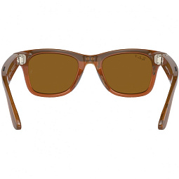 Умные очки Ray-Ban Meta Wayfarer Shiny Caramel Polar Brown, 155 - 53 Size - фото 4
