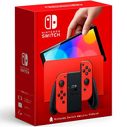 Игровая приставка Nintendo Switch OLED 64 ГБ Mario Red Edition - фото 9