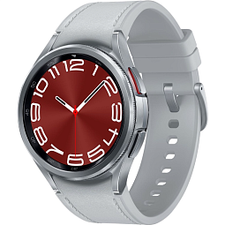 Умные часы Samsung Galaxy Watch6 Classic 43 мм Wi-Fi + Cellular, silver - фото 1
