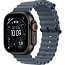 Apple Watch Ultra 3 (2025) 49mm Black Titanium Case with Anchor Blue Ocean Band - фото 4