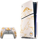 Фото - Игровая приставка Sony PlayStation 5 Slim, с дисководом, 1000 ГБ SSD, Ghost of Yotei Gold Limited Edition
