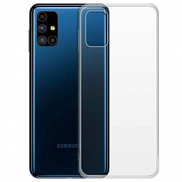 Чехол-накладка для Samsung М51 Силиконовый Прозрачный - фото 2