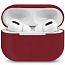 Чехол силиконовый для AirPods Pro 2 темно-красный - фото 3