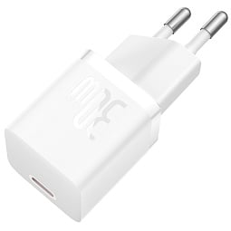 Зарядное устройство Baseus GaN5 Fast Charger Mini 1C 30W EU (CCGN070502), белый - фото 3
