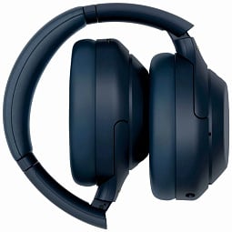 Беспроводные наушники Sony WH-1000XM4, темно-синие - фото 4
