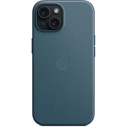 Чехол-накладка iPhone 15 FineWoven Case with MagSafe - Pacific Blue (MT3G3) - фото 5