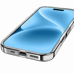 Чехол-накладка Hoco для iPhone 16 Pro 6.3 силиконовая прозрачная с MagSafe - фото 5