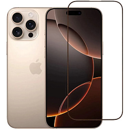 Защитное стекло Remax ES-01 Easy to Stick для iPhone 16 Pro Max 3D Black - фото 1