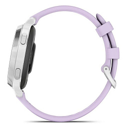 Умные часы Garmin Lily 2 Active Silver with Purple Jasmine Silicone Band (010-02891-01) - фото 6