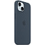 Чехол-накладка iPhone 15 Silicone Case with MagSafe - Storm Blue (MT0N3) - фото 11