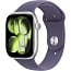 Apple Watch Series 11 46mm GPS Aluminum Case with Sport Band M/L, Silver/Purple Fog, MEVA4LW/A - фото 4