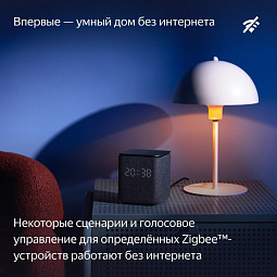 Умная колонка Яндекс Станция Миди, Черный RU - фото 8