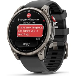 Умные часы Garmin Fenix 8 Pro 47mm AMOLED Sapphire Titanium with Graphite/Black Silicone Band (010-03198-10) - фото 4