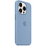 Чехол-накладка iPhone 15 Pro Silicone Case with MagSafe - Winter Blue (MT1L3) - фото 12