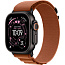 Apple Watch Ultra 3 (2025) 49mm Black Titanium Case with Terra Cotta Alpine Loop - фото 4