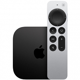 ТВ-приставка Apple TV 4K 128GB Wi-Fi + Ethernet, 2022 г., черный (MN893LL/A) - фото 1