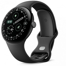 Умные часы Google Pixel Watch 4 41mm Wi-Fi Matte Black Aluminum Case/Obsidian Active Band - фото 1