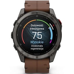 Умные часы Garmin FENIX 8 Pro 51mm Amoled Sapphire Carbon Grey DLC Titanium with Chestnut Leather Band (010-03199-40) - фото 5