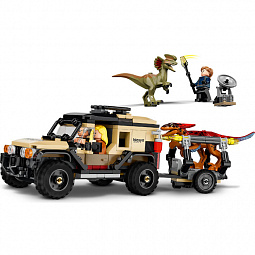 Конструктор LEGO 76951 Jurassic World Транспорт пирораптора и дилофозавр - фото 2