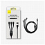 Кабель для быстрой зарядки Baseus Two-for-Three (U+C) to microUSB 18W/Lightning 20W/Type-C 100W, 1.2m, Черный, CASS030101 - фото 20