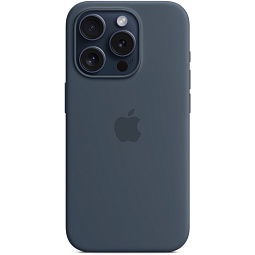 Чехол-накладка iPhone 15 Pro Silicone Case with MagSafe - Storm Blue (MT1D3) - фото 2