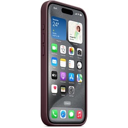 Чехол-накладка iPhone 15 Pro FineWoven Case with MagSafe - Mulberry (MT4L3) - фото 5