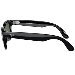 Умные очки Ray-Ban Meta Wayfarer Shiny Black Green, 150 - 50 Size - фото 4