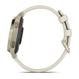 Умные часы Garmin Lily 2 Active кремово-золотые с белым силиконовым ремешком (010-02891-00) - фото 7