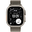 Apple Watch Ultra 3 (2025) 49mm Natural Titanium Case with Natural Titanium Milanese Loop L, MF0E4 - фото 5