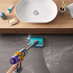 Пылесос Dyson V15s Detect Submarine (SV47), Yellow/Nickel UK (448799-01) - фото 12