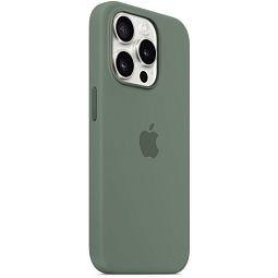 Чехол-накладка iPhone 15 Pro Silicone Case with MagSafe - Cypress (MT1J3) - фото 5
