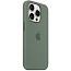 Чехол-накладка iPhone 15 Pro Silicone Case with MagSafe - Cypress (MT1J3) - фото 11