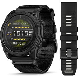 Умные часы Garmin Tactix 8 51 mm Amoled Sapphire Titanium Black (010-03406-01) - фото 1