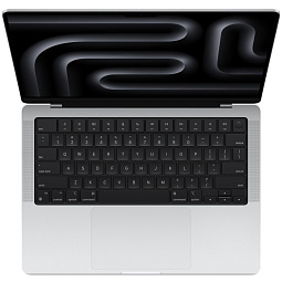14.2" Ноутбук Apple MacBook Pro 14 2024 MCX14 (3024×1964, Apple M4, RAM 24 ГБ, SSD 1 ТБ, Apple graphics 10-core, macOS), серебристый - фото 3