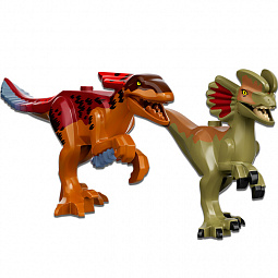 Конструктор LEGO 76951 Jurassic World Транспорт пирораптора и дилофозавр - фото 3