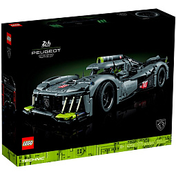 Конструктор LEGO Technic 42156 Гибридный гиперкар PEUGEOT 9X8 24 часа в Ле-Мане - фото 10