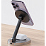 Беспроводное зарядное устройство COTECI 2 in 1 Magnetic Wireless Stand Charging Dock, Black - фото 18