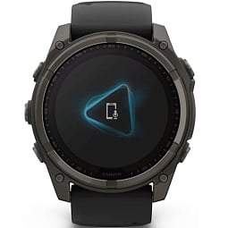 Умные часы Garmin FENIX 8 51mm Solar Sapphire Titanium Carbon Gray, DLC (010-02907-10) - фото 3